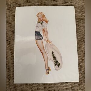 Vintage Style Pin-Up Art Print